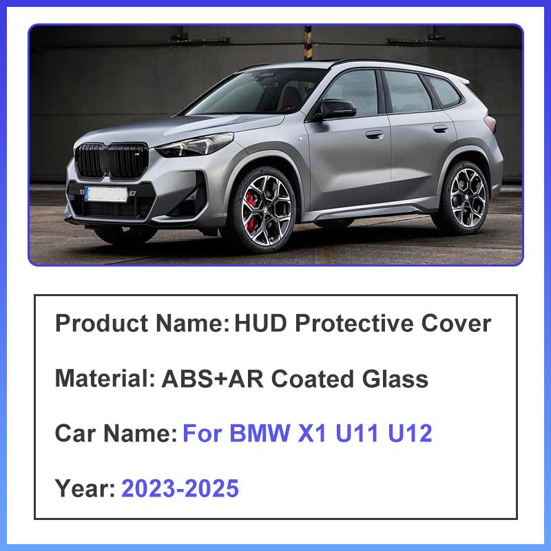 For BMW X1 U11 U12 2024 2025 HUD Protection Cover Dustproof Head Up Display Reflective Anti-scratch Screen Car Accessories