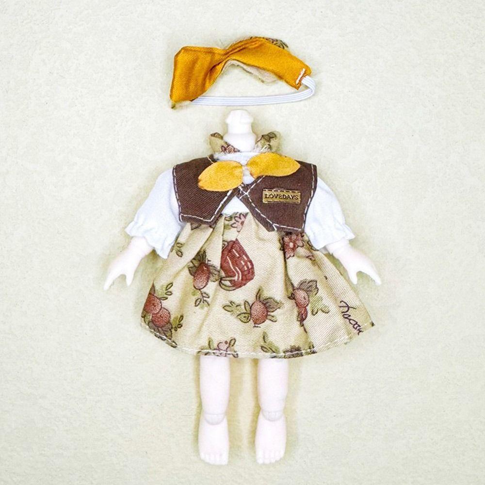 Fashion High-end Dress Up Children DIY Girls T-shirt Pants Doll Skirt  16~17cm Doll/1/8 BJD Doll