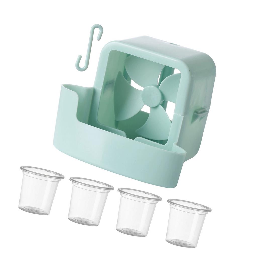 Electric Fan Cooling Storage Box Ice Storage Box Fast Cooling Portable Household With Hanging Hook For Electric Fan