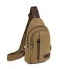 Men Small Canvas Crossbody Bag With Durable Material For Cycling And Daily Use