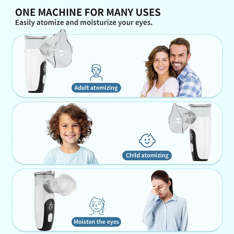 Medical-Grade Ultrasonic Mesh Nebulizer for Eye & Facial Care