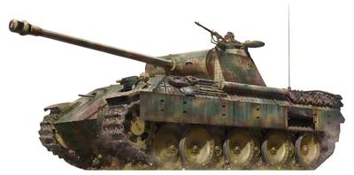 Takom Exército Alemão Panther modelo de plástico TKO2175 1/35 tipo A tipo inicial/médio