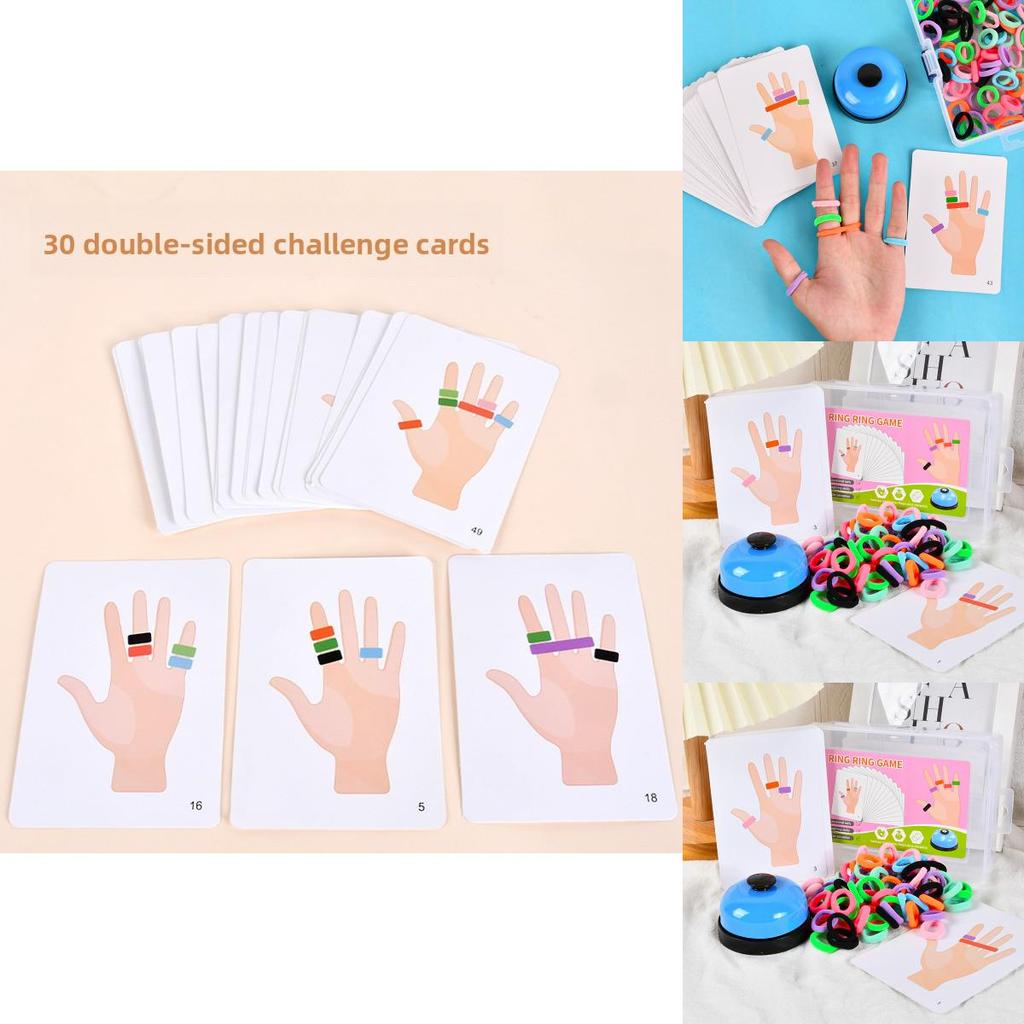 Wooden Toddler Finger Toss Game For Kid And Parent Interactive Play