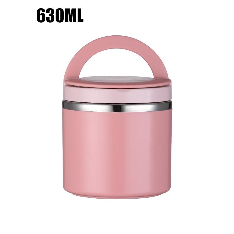 630/1000ml Food Thermal Jar Insulated Soup Cup Thermos Containers Stainless Steel Lunch Box Thermo Keep Hot for School Children