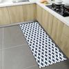 Geometric Print Home Kitchen Floor Mats Door Front Decoration Floor Mats