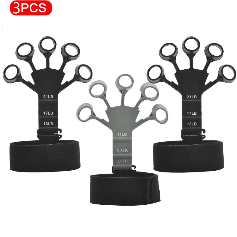 1-6pcs Hand Grip Strengthener Physical Tools Finger Trainer Training and Exercise Gym 6th Level Resistance Gripster Expander