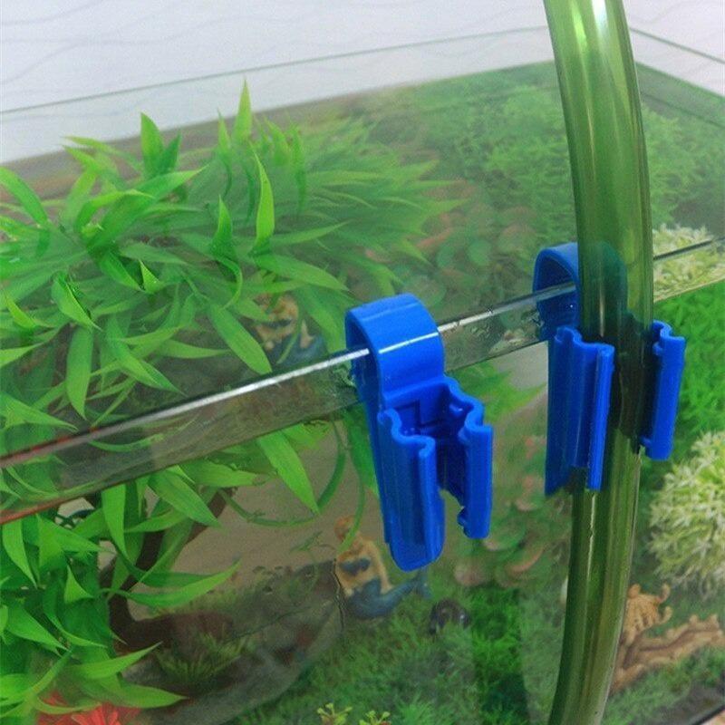2Pcs Home Brew Bucket Clip Pipe Syphon Tube Flow Control Wine Beer Clamp Fish Aquarium Filtration Water Pipe Filter Hose Holder