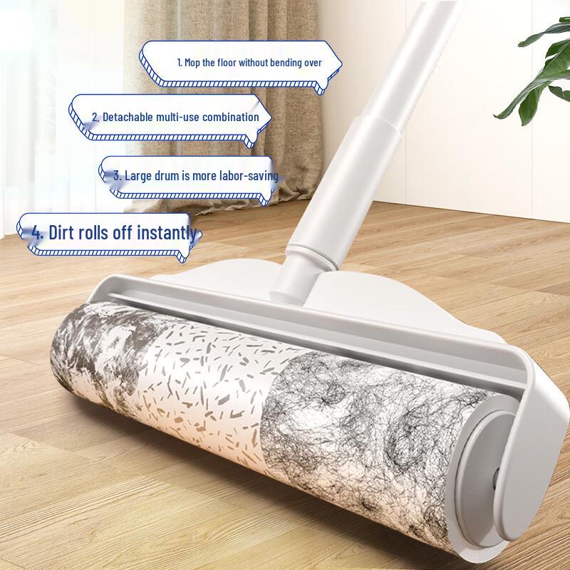 JUCHI Lint Roller Kit with Extendable Handle and Refills