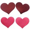 2Pcs Women'Sheart Adhesive Nipple Covers Pads Body Breasts Stickers Disposable