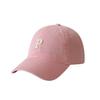 Unisex Embroidery P Letter Print Extended Brim Adjustable Baseball Hat Sunscreen Visor Sun Hat Fashion Accessories
