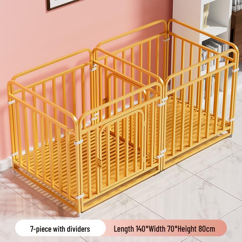 Indoor Pet Dog Cage - Freely Combinable Anti-Escape Fence for Small To Medium Dogs