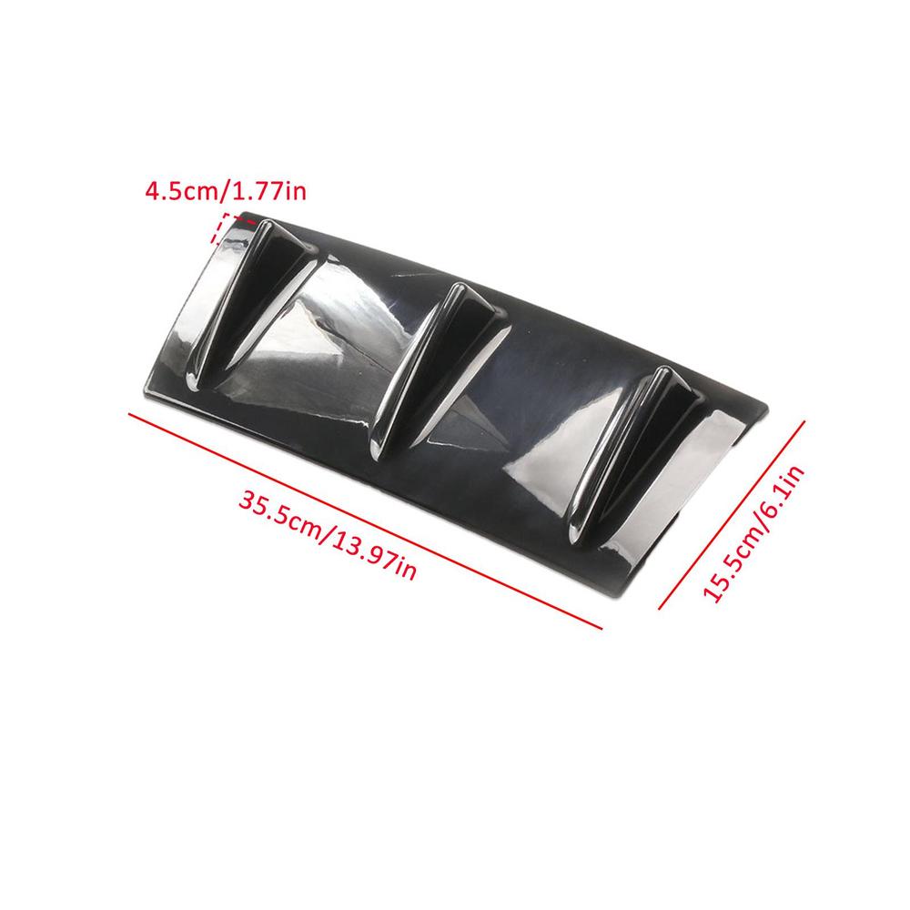 Rear Wing Spoiler Vehicle Rear Bumper Splitter Automobile Side Fin Fenders Automobile Exterior Decoration Trim For Most Car SUVs