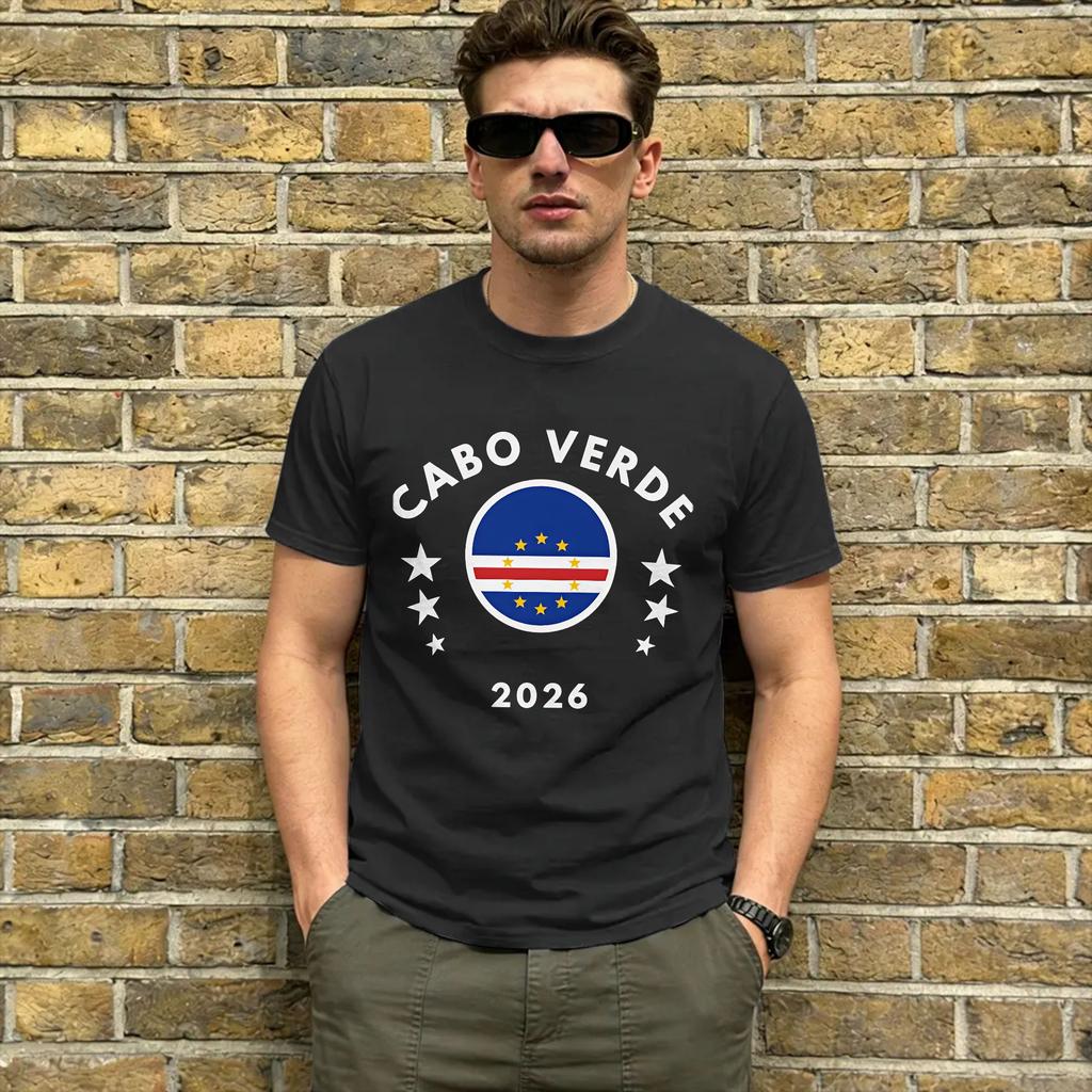 Cabo Verde Vozinha Tshirt Summer Popular T Shirts Adult Cotton Oneck Plus Size Top Tees Short Sleeves Y2k Basic Tops