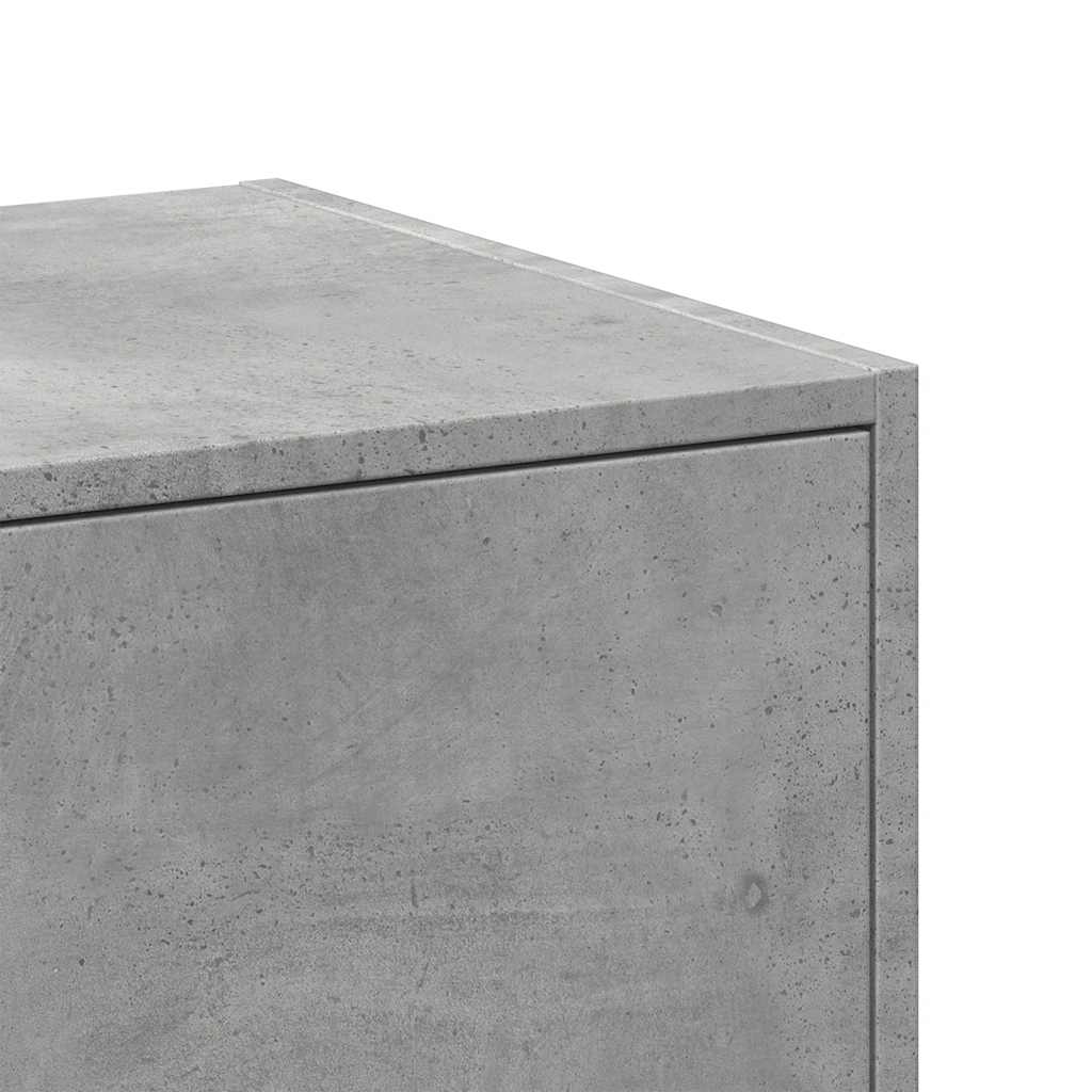 Apothecary Cabinet Concrete Grey 40 X 41 X 77.5 Cm Particleboard