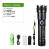 9000LM Powerful Flashlight USB Rechargeable Torch Light  High Power LED Flashlight Zoom Camping Lantern Work Lamp