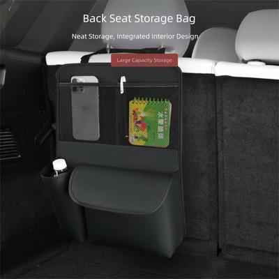 PU Leather Car Seat Back Organizer Multi-Pocket Multi-functional Backseat Storage Bag Portable Hanging Organizer