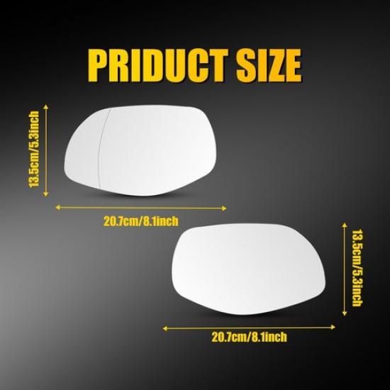 Heated Side Mirror Glass Left Right For Porsche Cayenne 2008-2010 95573103804