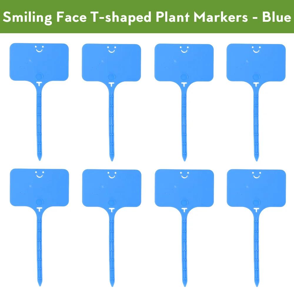 55PCS T-shaped Plastic Plant Label Waterproof Reusable Flower Vegetable Herbal Potted Classification Tag Garden Nursery Sign