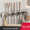 Stainless Steel Wall-Mounted Mop and Broom Holder