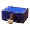 Wood Jewelry Chest With Metal Lock For Jewelry Storage And Rustics Home Decoration Accent