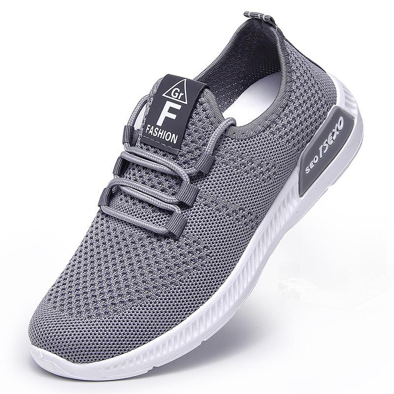 Shoes Women's New Women's Shoes Fly-woven Single Shoes Soft-soled Breathable Shoes Casual Sports Shoes Women