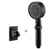 High Pressure Shower Head 5 Modes Adjustable Showerheads with Hose Water Saving One-Key Stop Spray Nozzle Bathroom Accessories