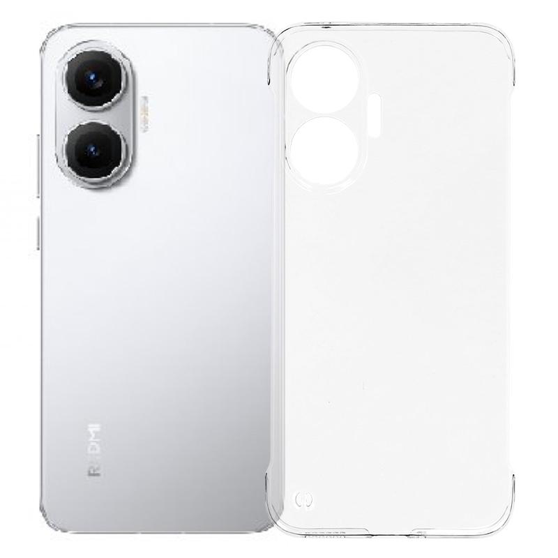 

For Xiaomi Redmi Turbo 4 Pro 5G Case Transparent PC Borderless Phone Cover A
