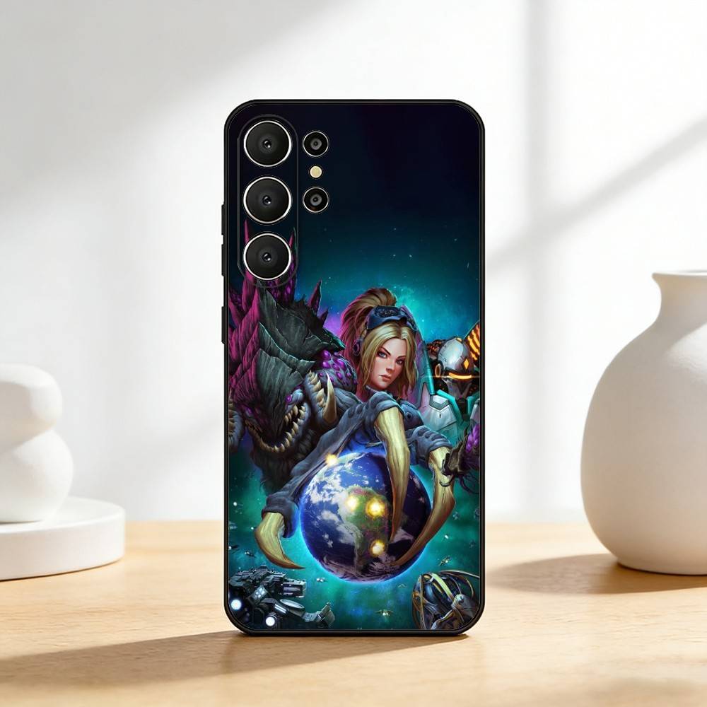 S-Starcrafts-G-Game-2 Phone Case For Samsung S26,S25,24,23,22,30,21,10,9,Ultra,Plus,Lite,Black Soft Case Samsung S20ULTRA5G