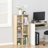 Meuble de rangement Bibliothèque HOMCOM étagère 7 cubes pour intérieur, salon, chambre - 50l x 24P x 106H cm, bois naturel