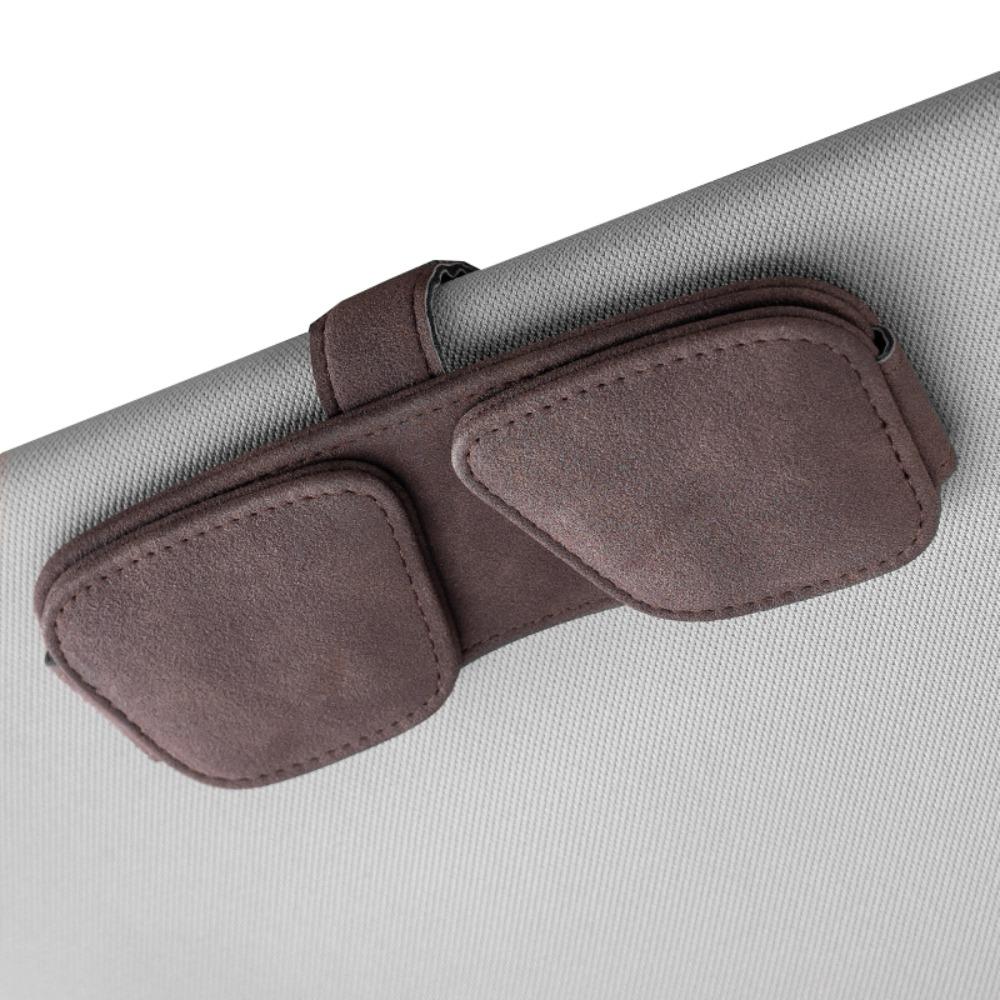 Magnetic Car Sun Visor Clip Dual Clip Card Holder Universal Auto Sun Visor Organizer  Truck