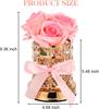 Valentines Day Gift for Girlfriend Eternal Rose LED Light Crystal Flower Night Light Mothers Day Wedding Favors Bridesmaid Gift
