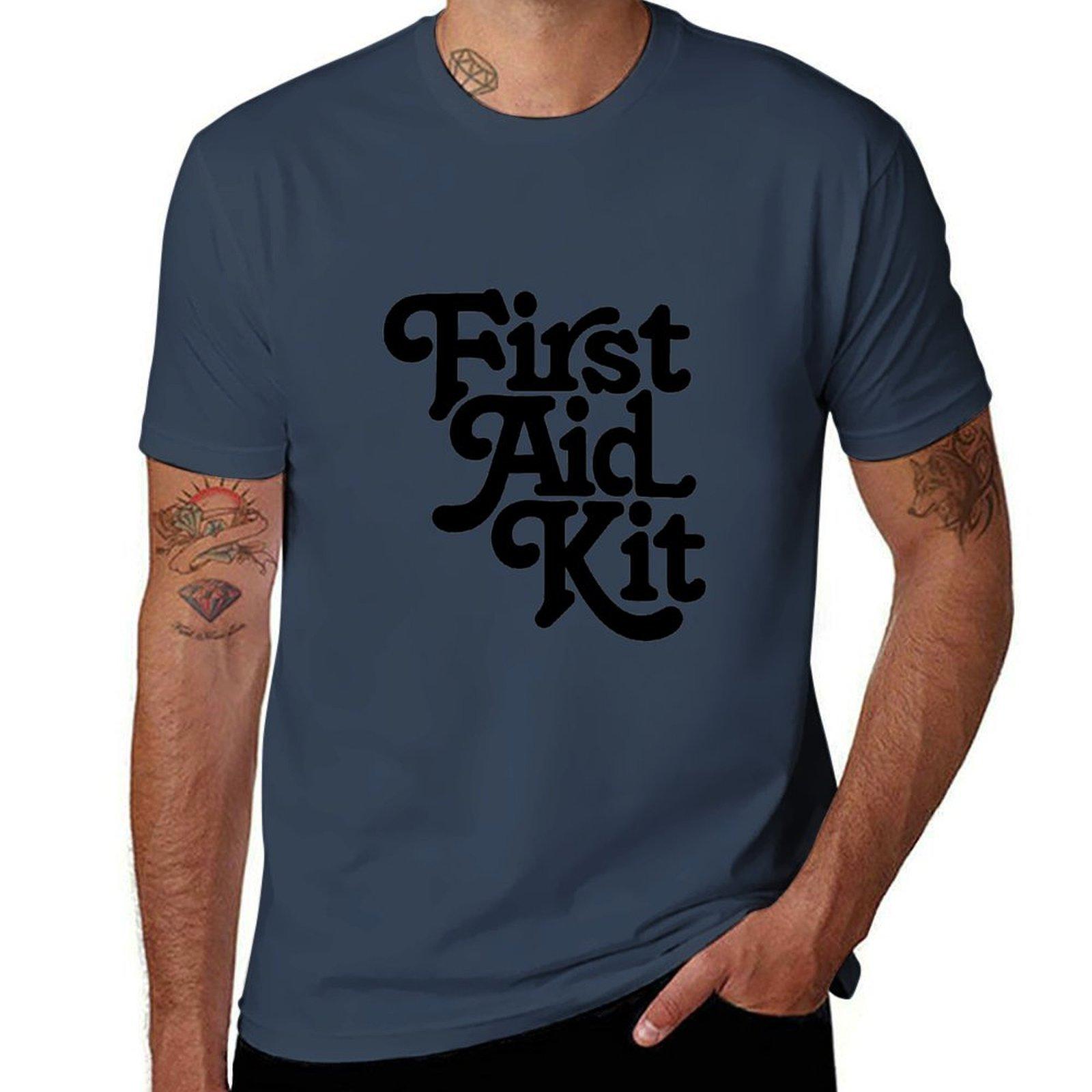 First Aid Kit Tshirt Trendy Casual Short Sleeve Shirt S