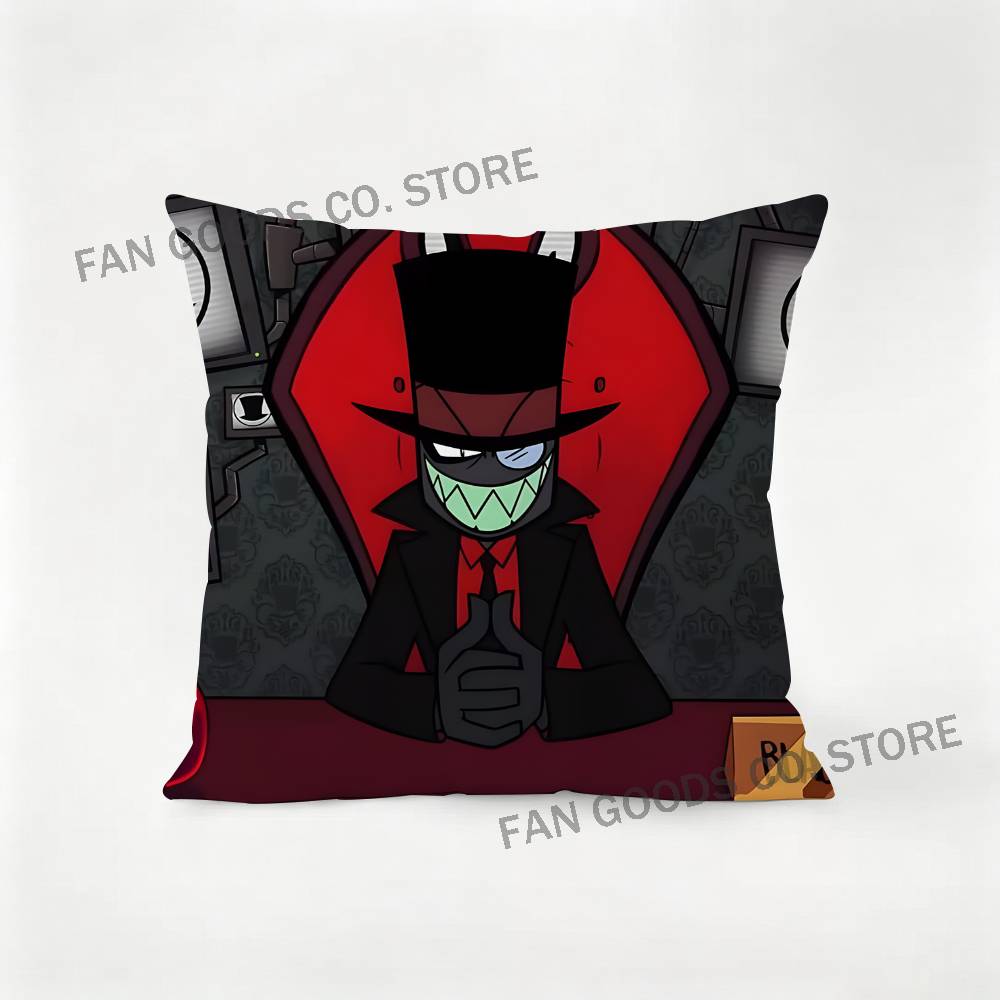 Black Flug Slys Hat Villainous Laser Pillow Case Ultra Soft Skin Friendly Fabric Cloud Like Comfort Concealed Zipper