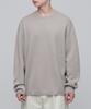 Musinsa Standard Minimal Oversized Crew Neck Knit [Mushroom]