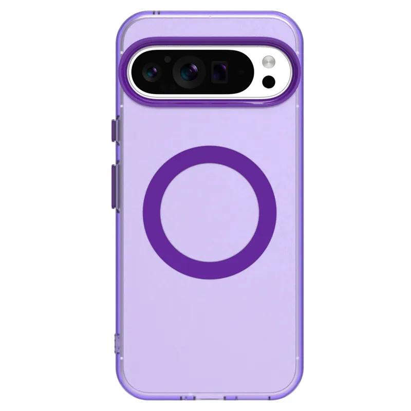 

Fashion Matte Translucent Dopamine Phone Case for Google Pixel 10 9 8 Pro XL 9A 8A Magnetic Charging Shockproof Protective Cover Google Pixel 9