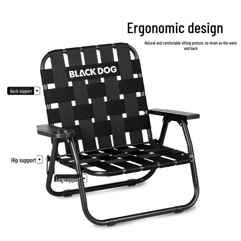 Blackdog Outdoor Folding Chair: Camping, Fishing, Picnic, Beach, Portable Coffee Stool.