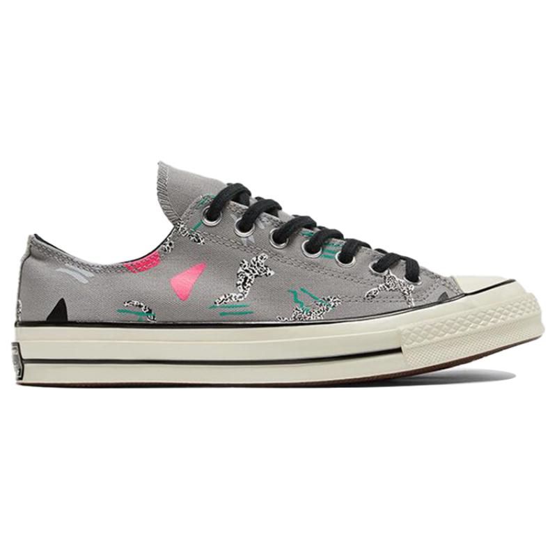 Converse Chuck Taylor All Star Colourblock 1970s Comfortable and versatile low-top canvas shoes unisex grey multicolour