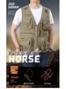 Men's Casual Multi-Pocket Mesh Vest for Fishing & Photography - Sleeveless Outdoor Spring/Autumn
