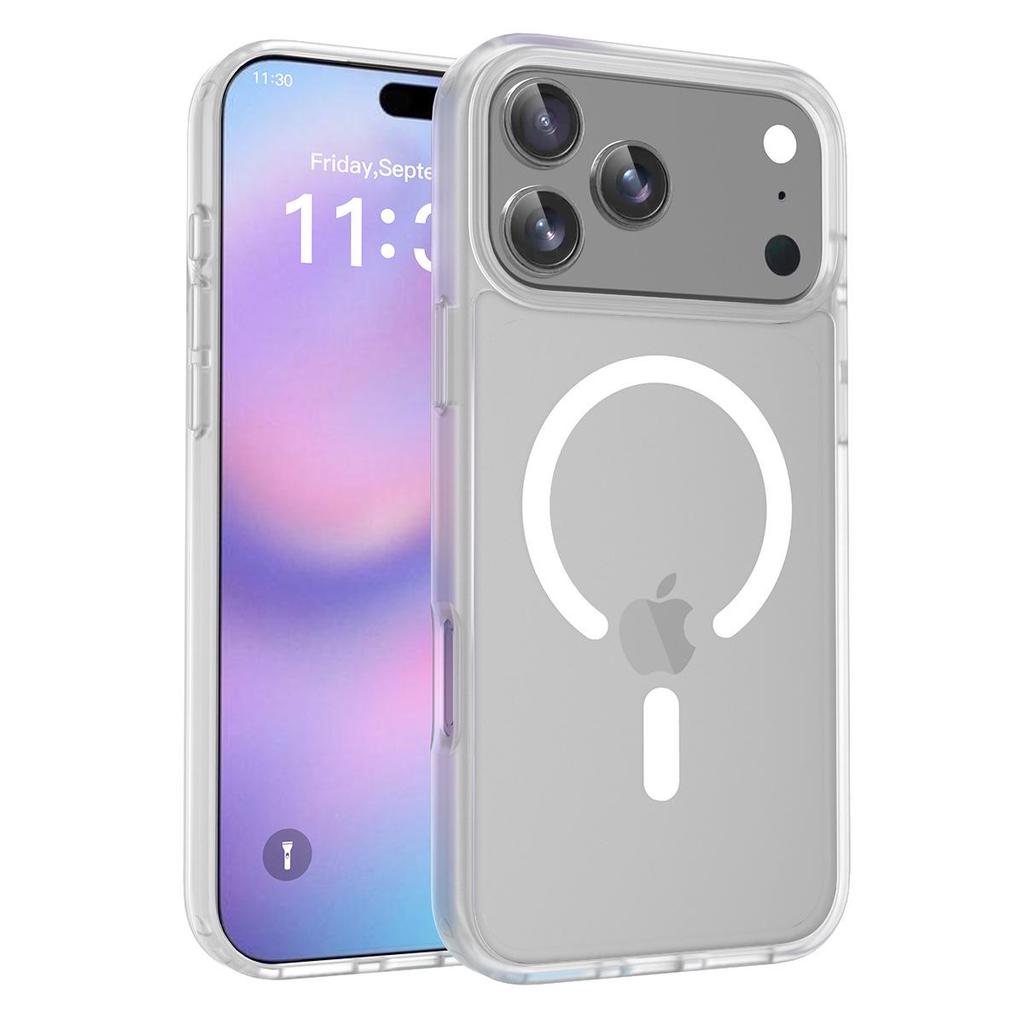 Silver Shield Frosted iPhone 17 Pro Max Magnetic Case