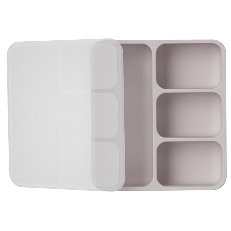 Silicone Suction Cup Placemat & Divided Plate Set for Babies & Toddlers - Includes Fork & Spoon, Food Grade & Heat Resistant.