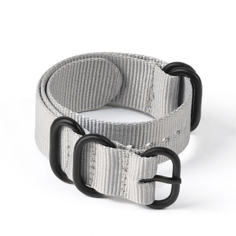 

NATO Thickened Nylon Watch Strap with Zulu Five-Ring Black Buckle - 20/22/24mm 18 mm