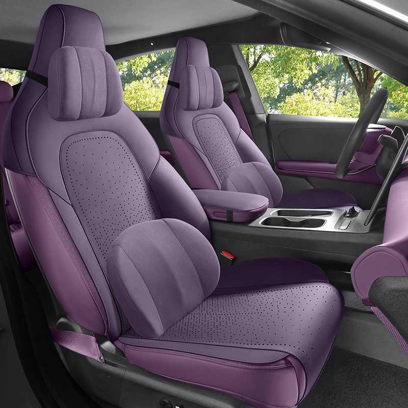 2425 Suede Car Seat Cushion for Nio ET5 - All-Season Comfort Pad