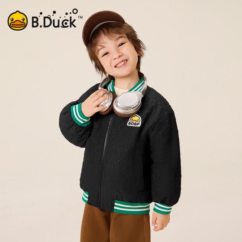B.Duck Boys' Padded Baseball Jacket