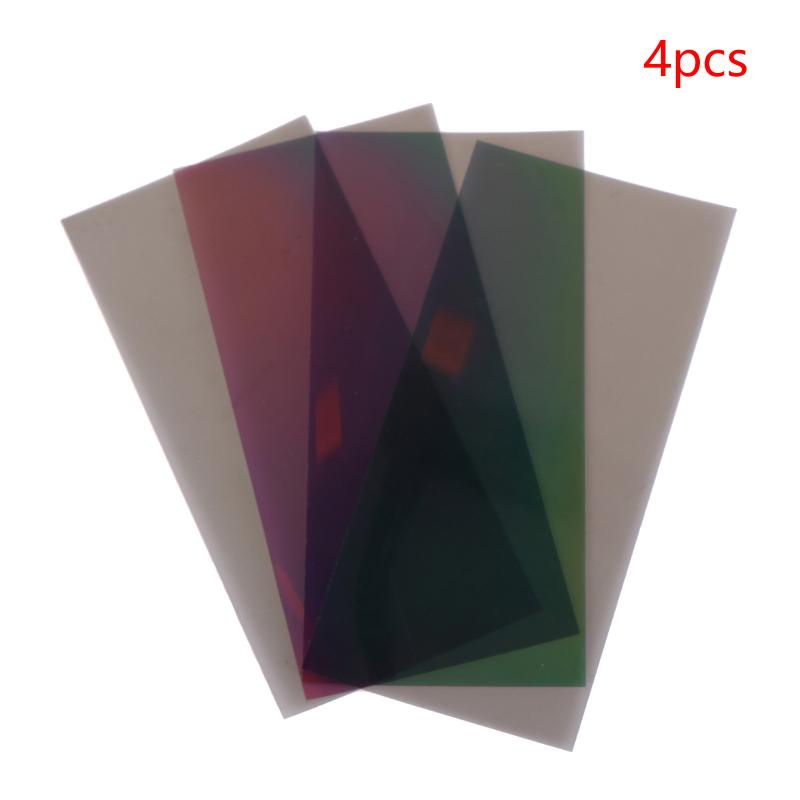 2/4Pcs Polarizing Film Polarize Polarizer Universal Film Watch Multimeter Calculator Lcd Display Repair Film