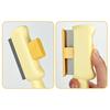 Self Cleaning Cat Brush Pet Grooming Comb with Stainless Steel Dense Teeth Detangling Comb Removes Loose Fur for Dogs Cats Flea