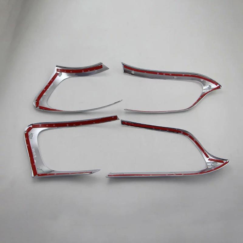 For Jeep Cherokee KL 2014 2015 2016 2017 2018    ABS Car Rear Tail Light Lamp Eyebrow Eyelid Trim Cover