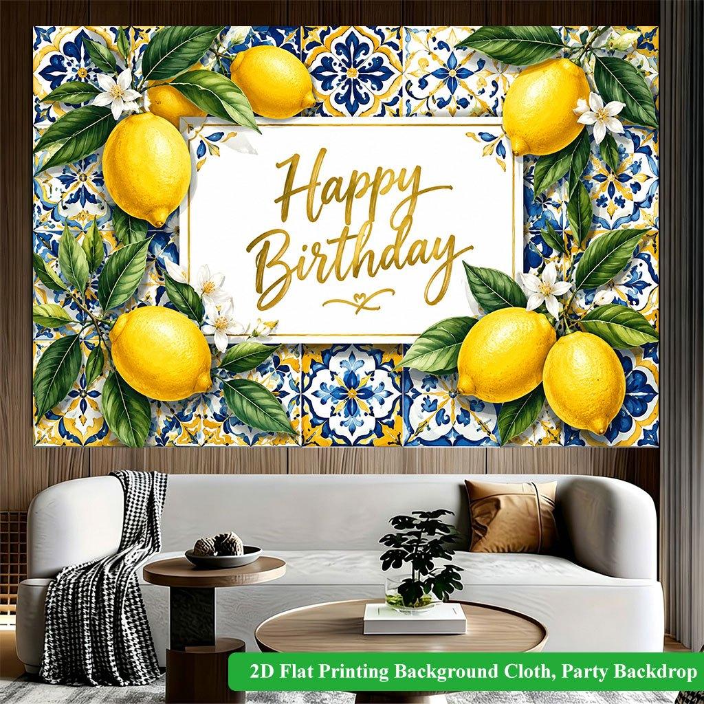 2D Flat Backdrop1pc Floral Backdrop Banner Polyester Wall Decor For Living Room Bedroom Office Outdoor Decor Party Holiday Gift