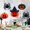 3D Honeycomb Design Halloween Honeycomb Ball Pendant Hanging Halloween Ornaments Halloween Party