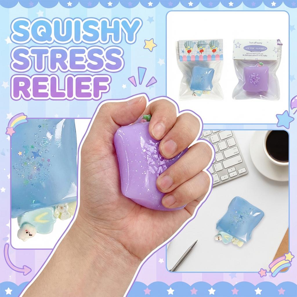 Schylling Needoh Nice Cube Sensory Toys Stress Relieving Blocks Pinching Relieving Puzzle Solving Venting Children Souvenir