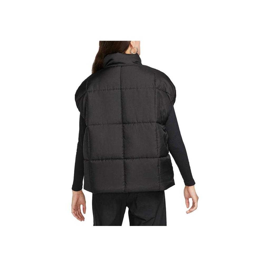 Nike Sportswear Classic Solid Color Loose Warm Vest Women Vests Black FB7679-010